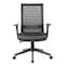 Boss Office Products Execuitve Mesh Task Chair with Antimicrobial Vinyl Seat B6566AM-BK - alternate 4